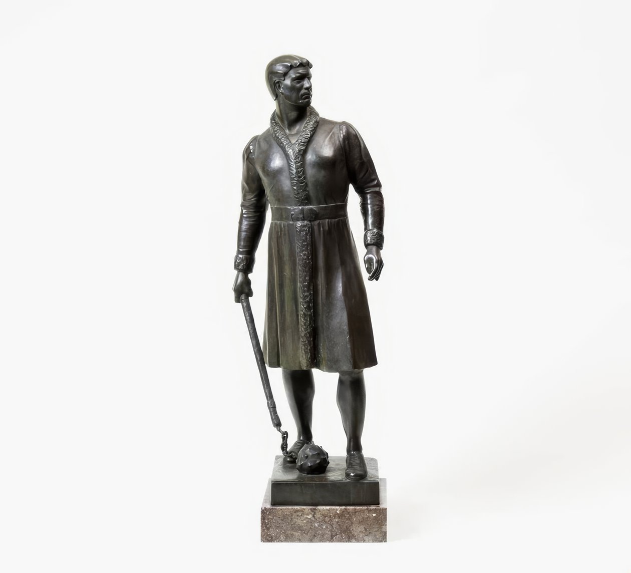 Krijger met morgenster door Emil Jungblut