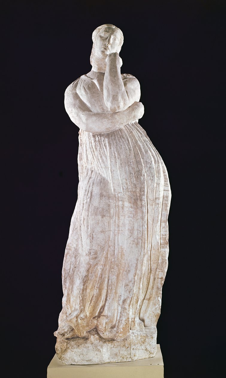 Penelope, gietvorm voor een bronzen sculptuur gemaakt in 1907 door Emile Antoine Bourdelle