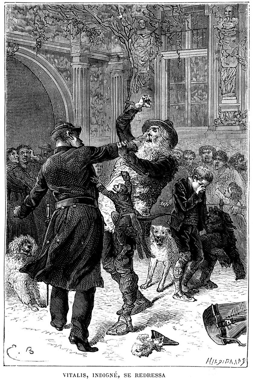 Illustratie van Emile Bayard voor Hector Malot