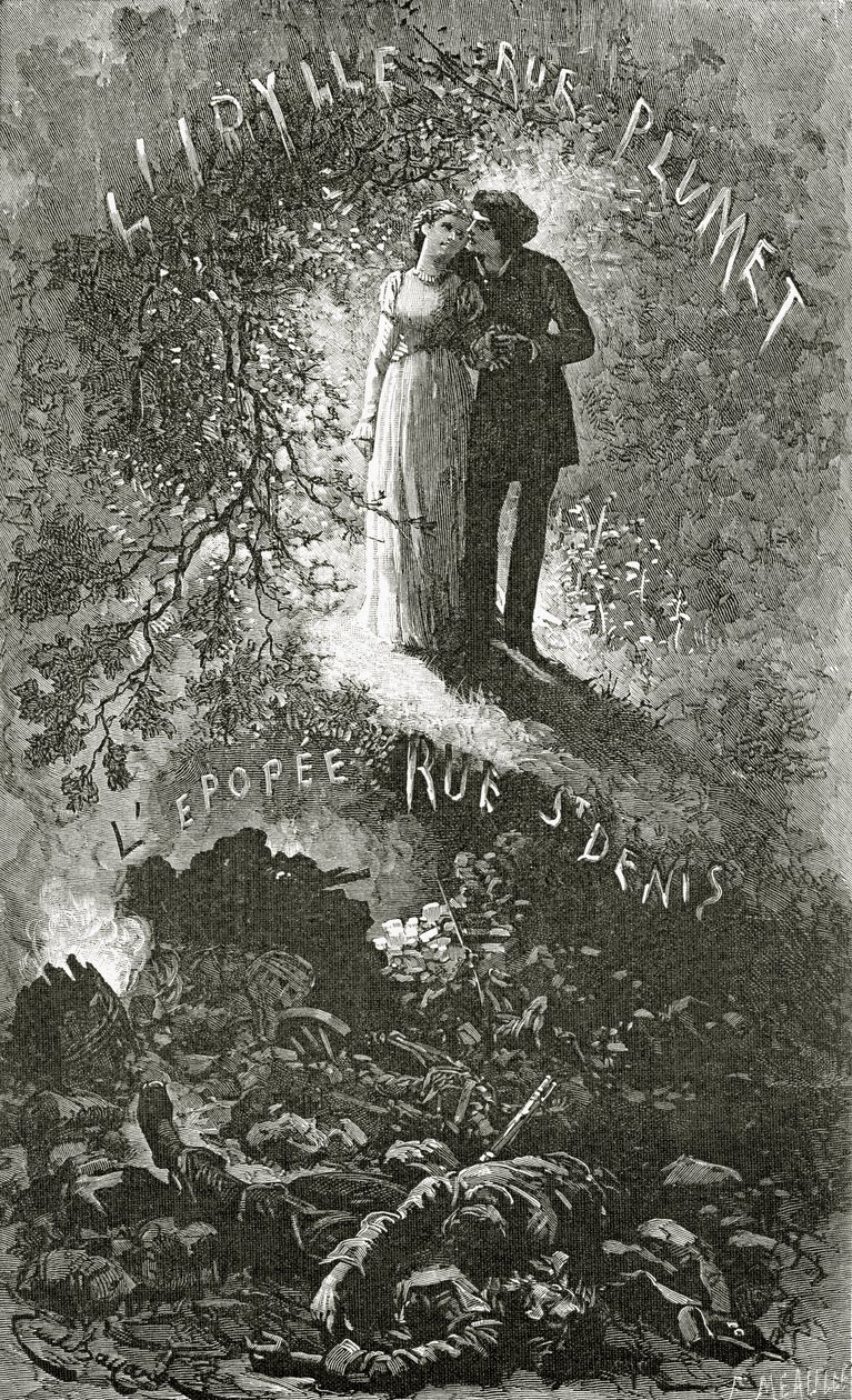 Marius en Cosette, 19e eeuw door Emile Antoine Bayard