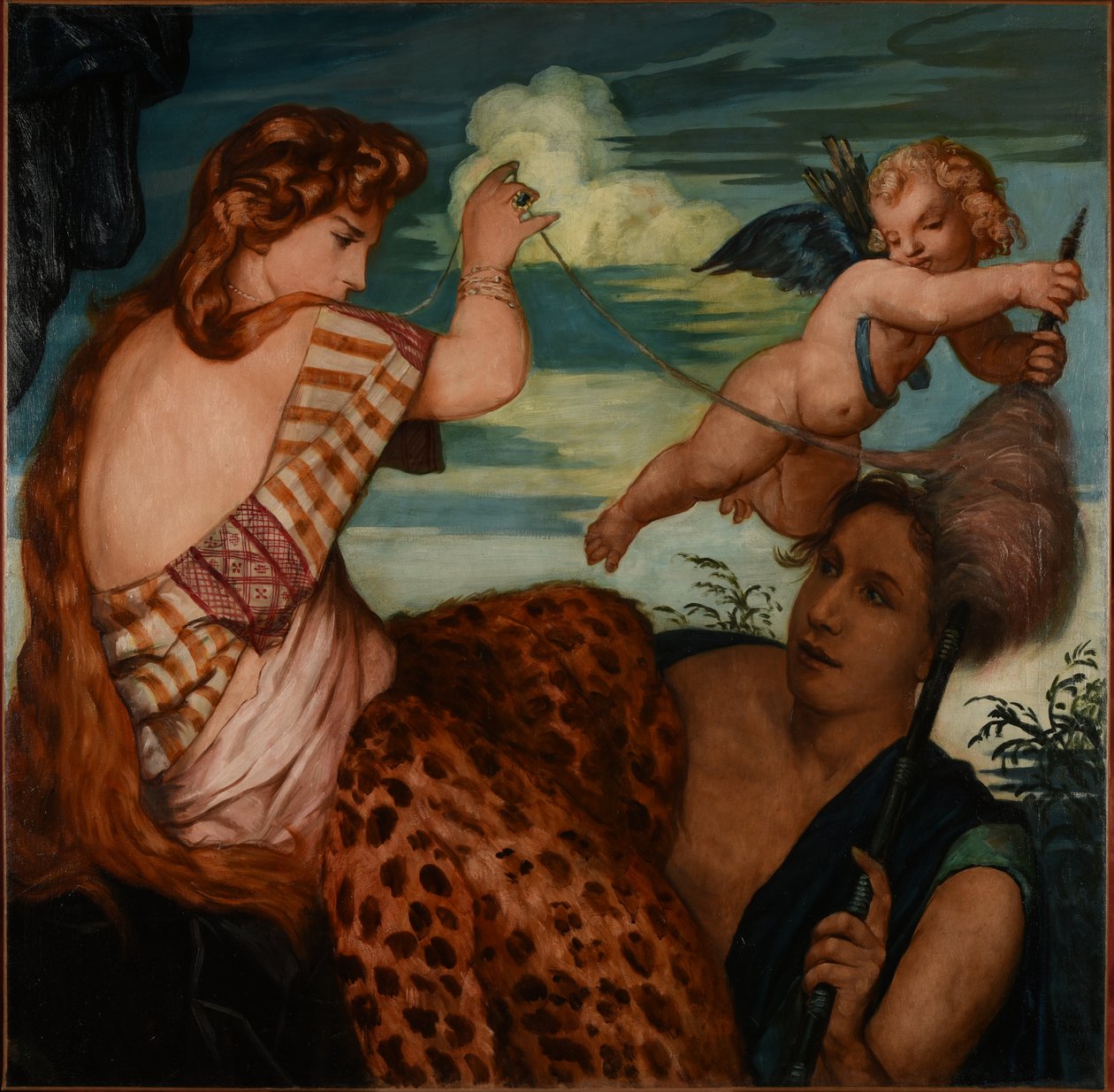Hercules en Omphale door Emile Bernard