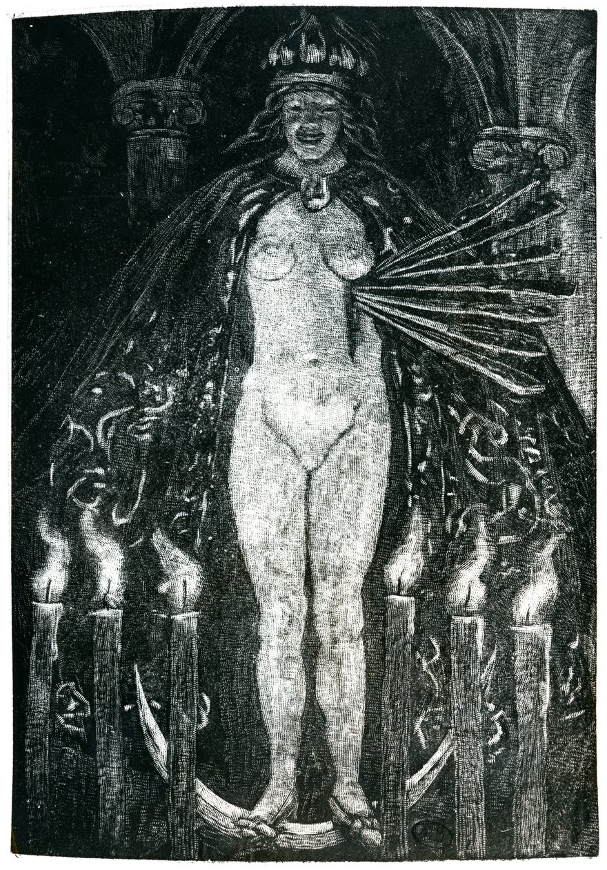 Illustratie voor Gedichten van Charles Baudelaire (1821-67) door Emile Bernard