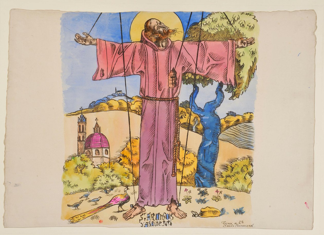Sint Franciscus van Assisi door Emile Bernard