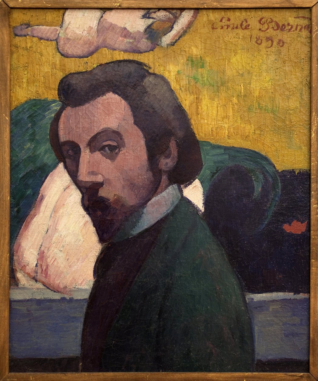 Zelfportret. Schilderij door Emile Bernard. door Emile Bernard