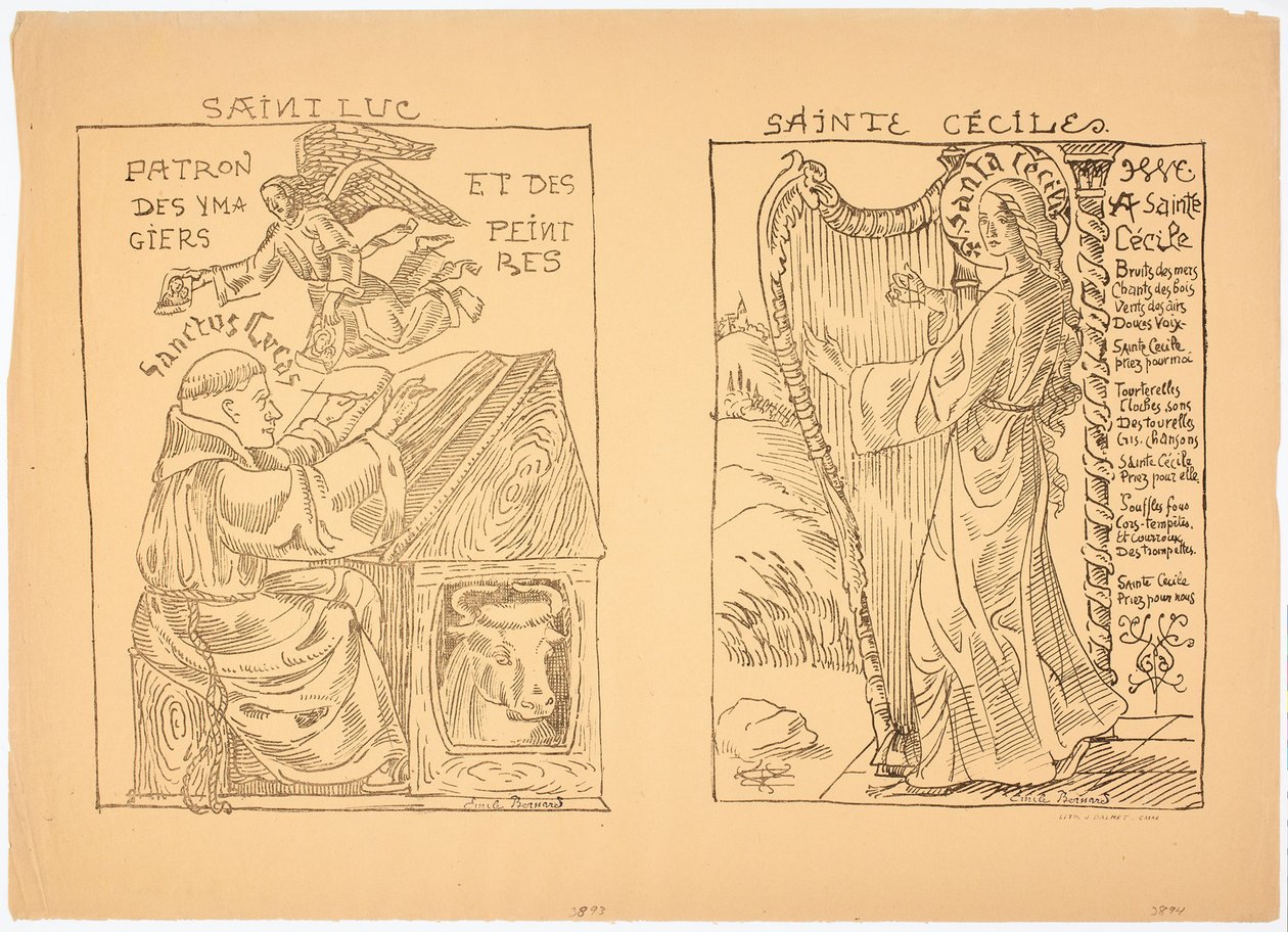 Sint-Lucas door Emile Bernard