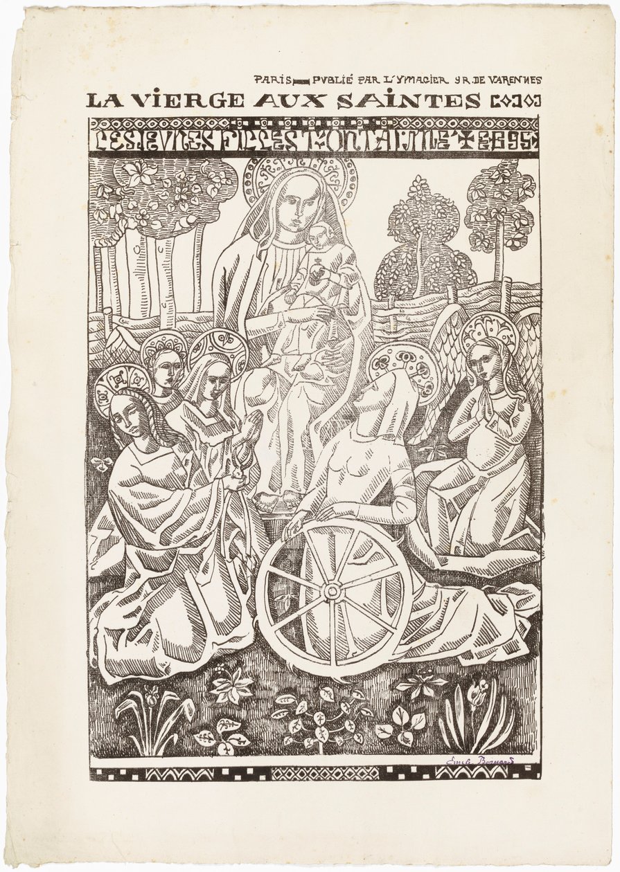 De Heilige Maagden door Emile Bernard