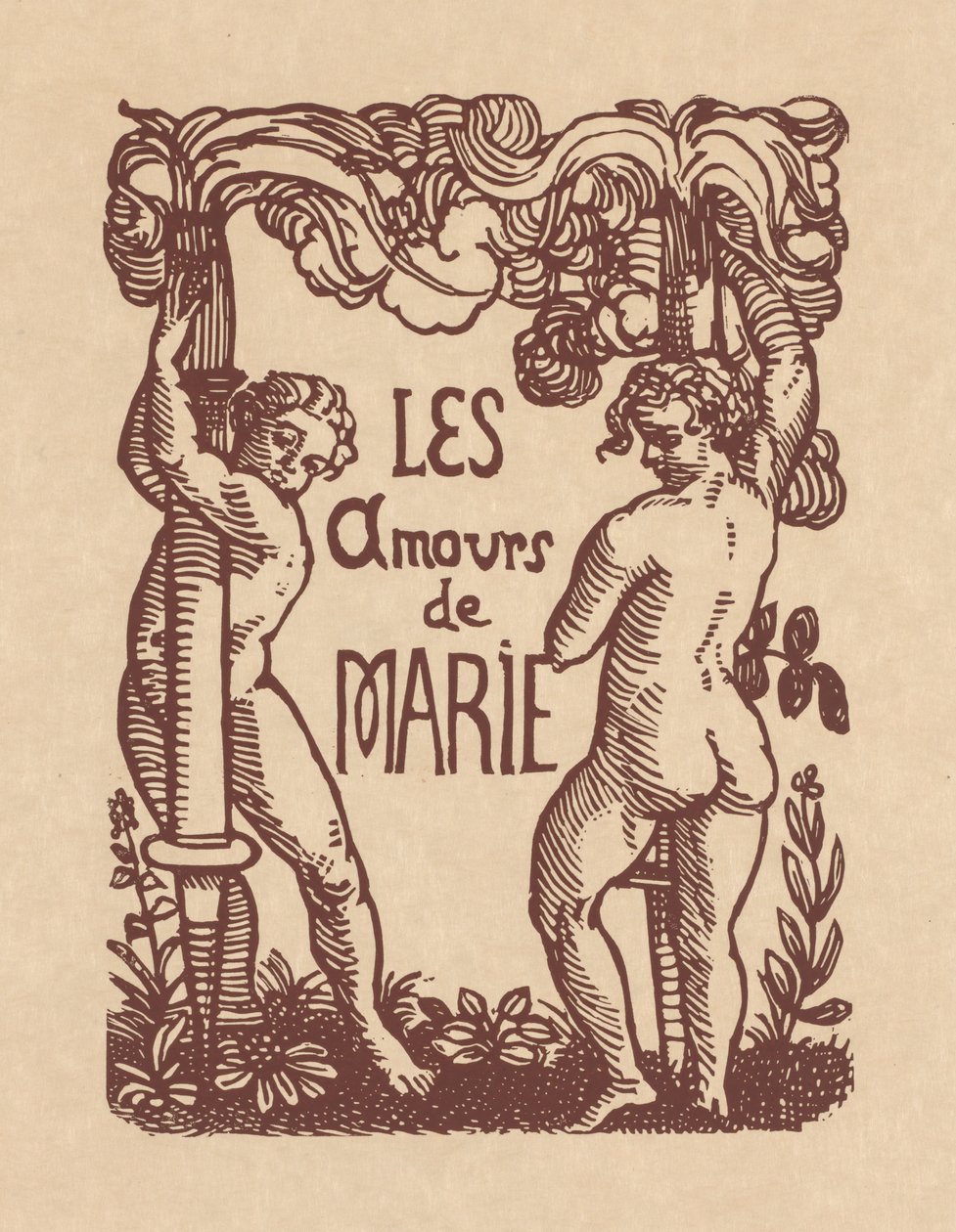 De Liefdes van Pierre Ronsard: De Liefdes van Marie door Emile Bernard