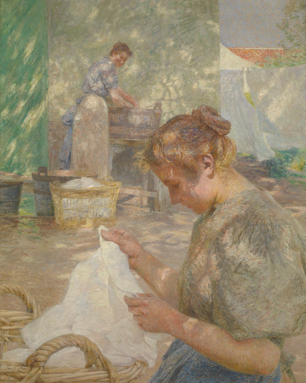 Zonnige dag door Emile Claus