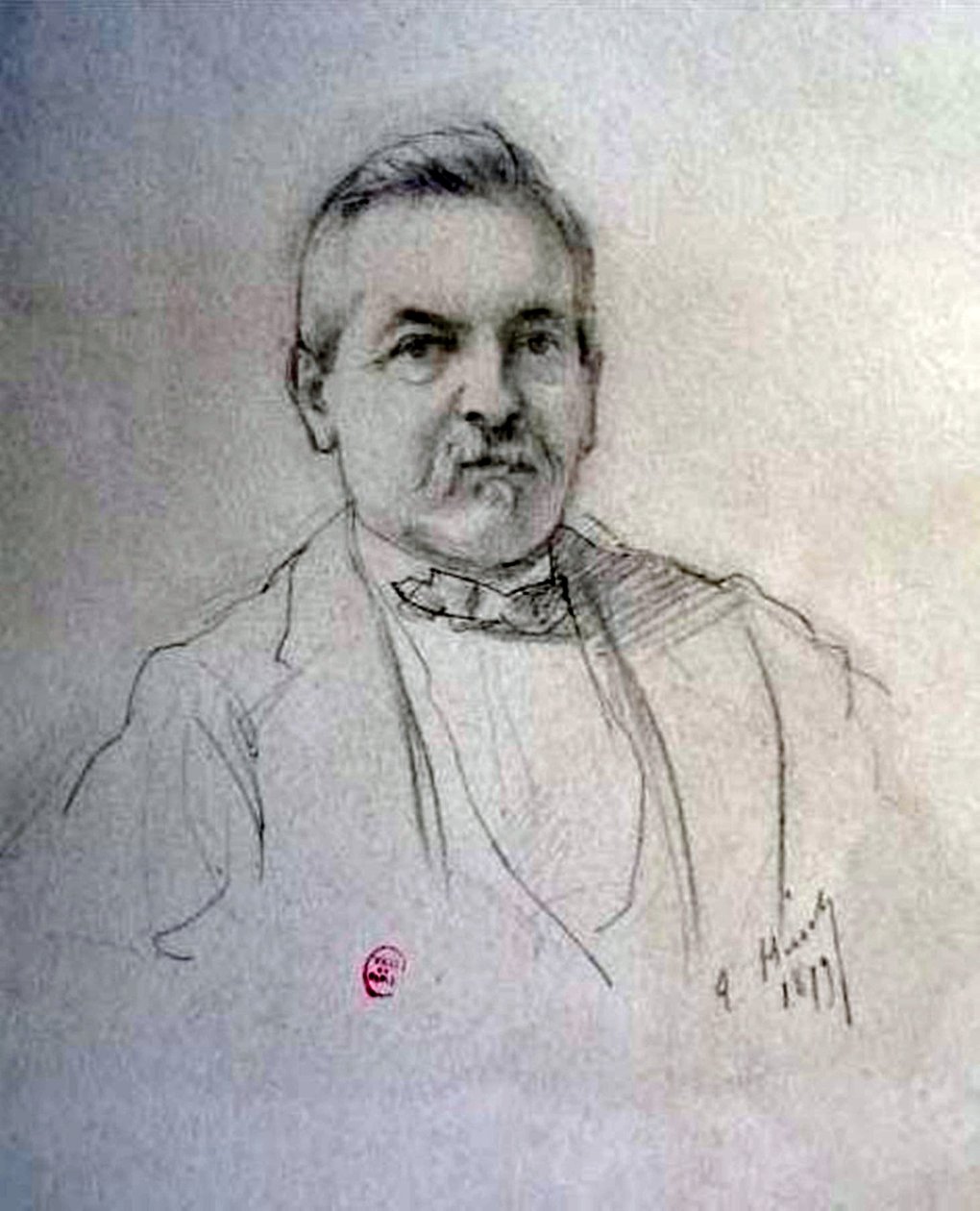 Félix Roguet (1823-1888) (A05) door Emile Hirsch