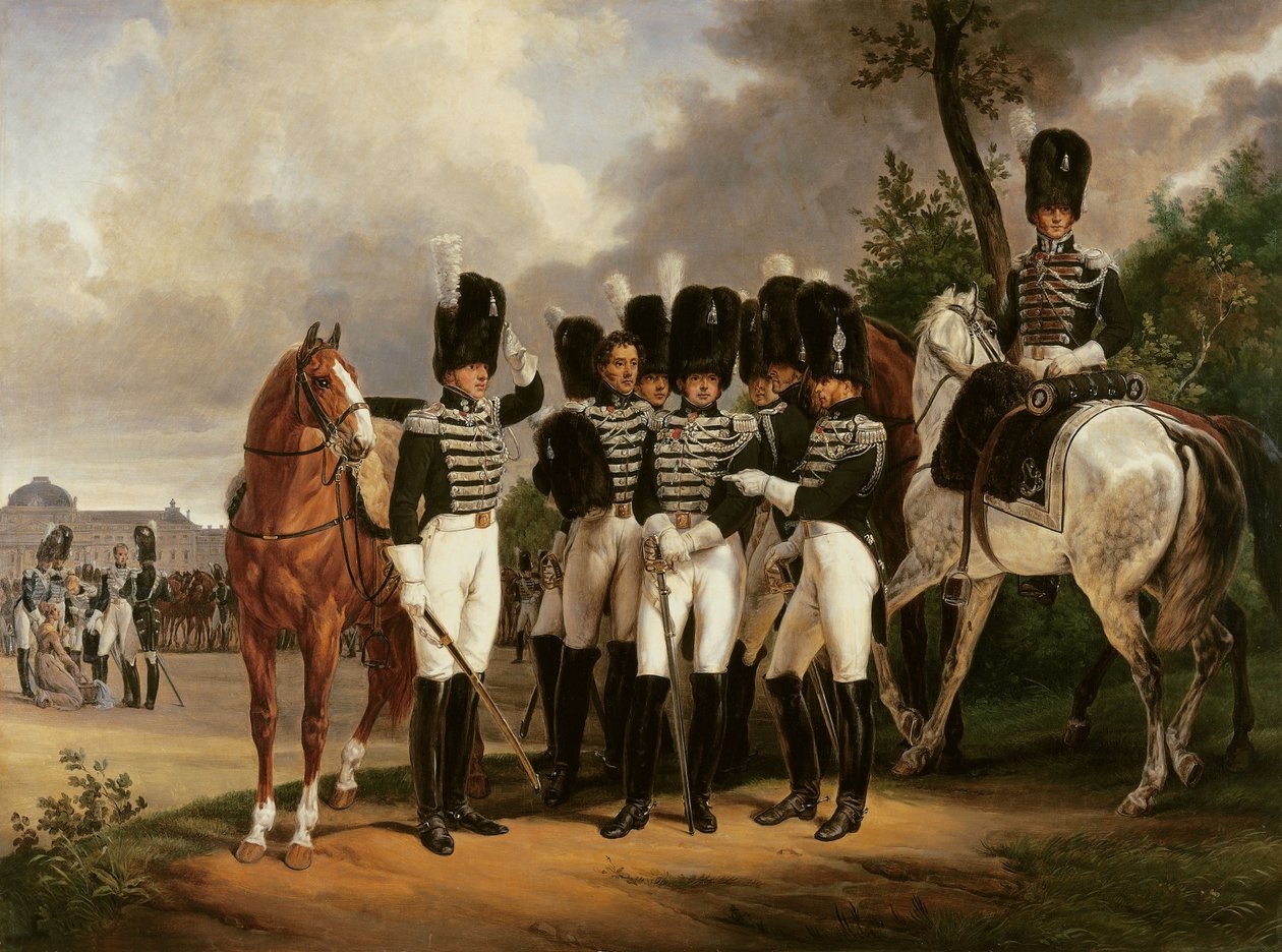 Portret van de Generaal Markies de Talhout-Roy, 1818-19 door Emile Jean Horace Vernet