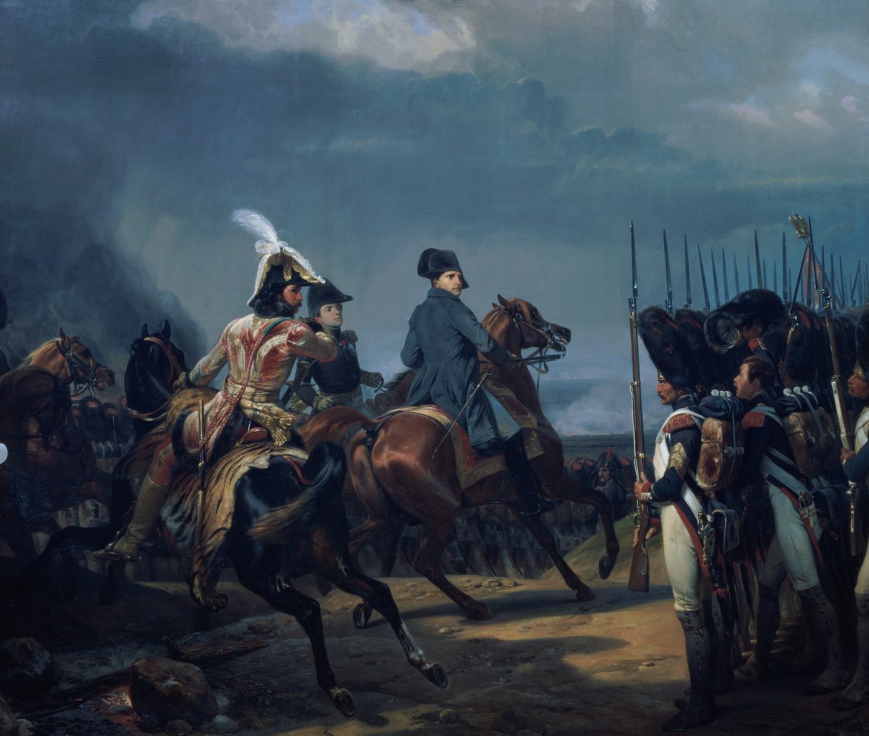 De Slag bij Jena, 14 oktober 1806 door Emile Jean Horace Vernet