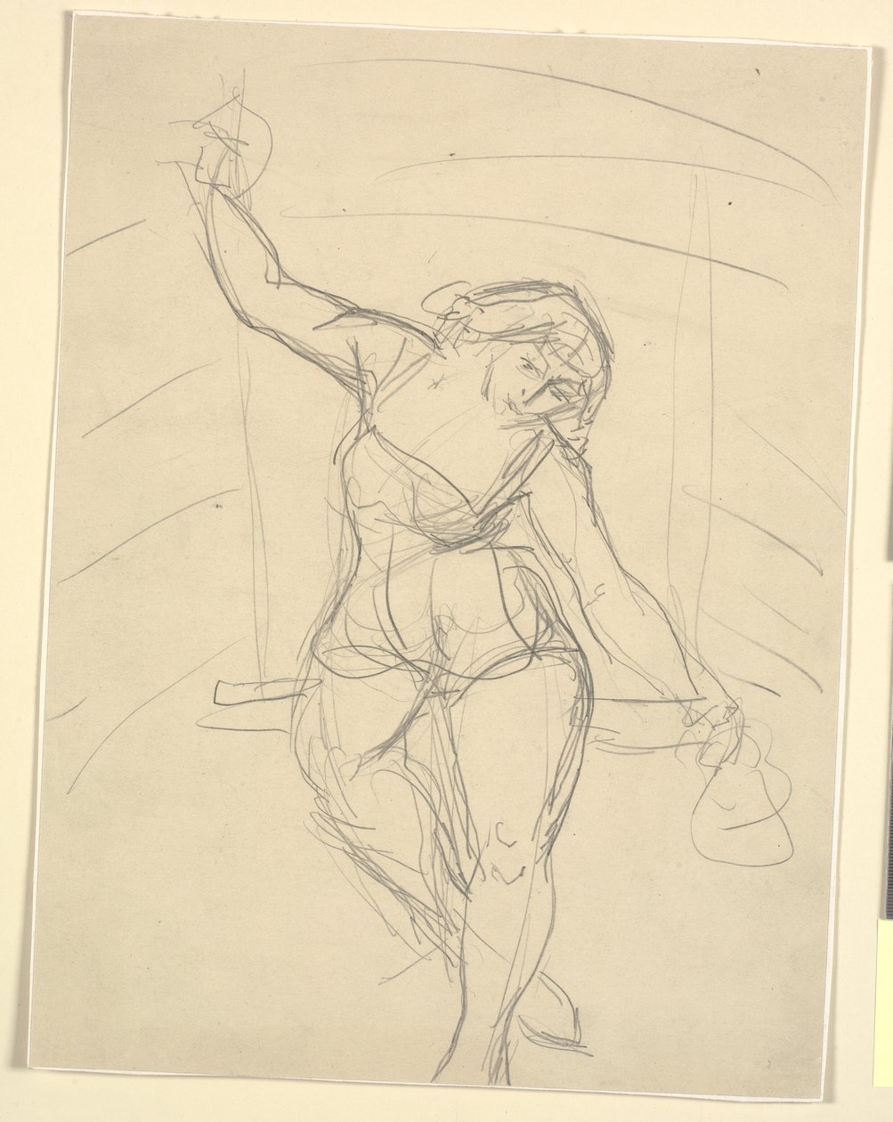 Een omhelzend paar door Emile Othon Friesz