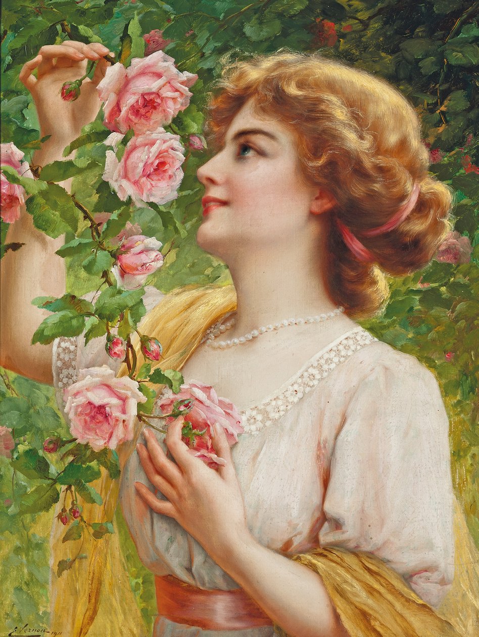 Geurige rozen door Emile Vernon