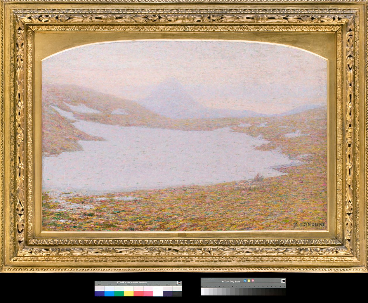 Lente in de hoge bergen door Emilio Longoni