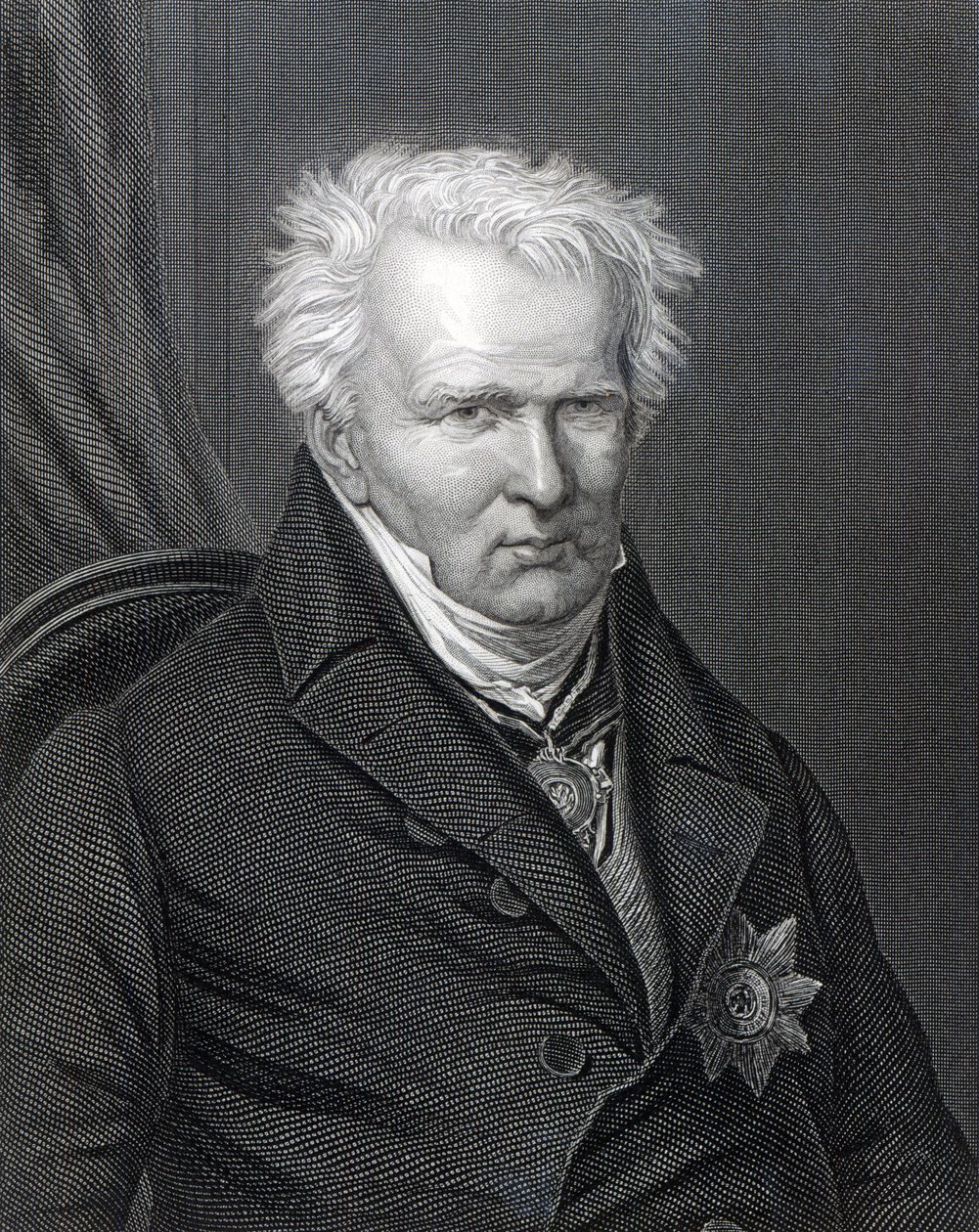 Alexander von Humboldt, gegraveerd door C. Cook door Emma Gaggiotti Richards