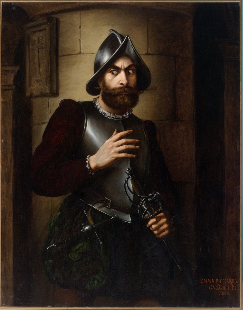 Krijger door Emma Gaggiotti Richards