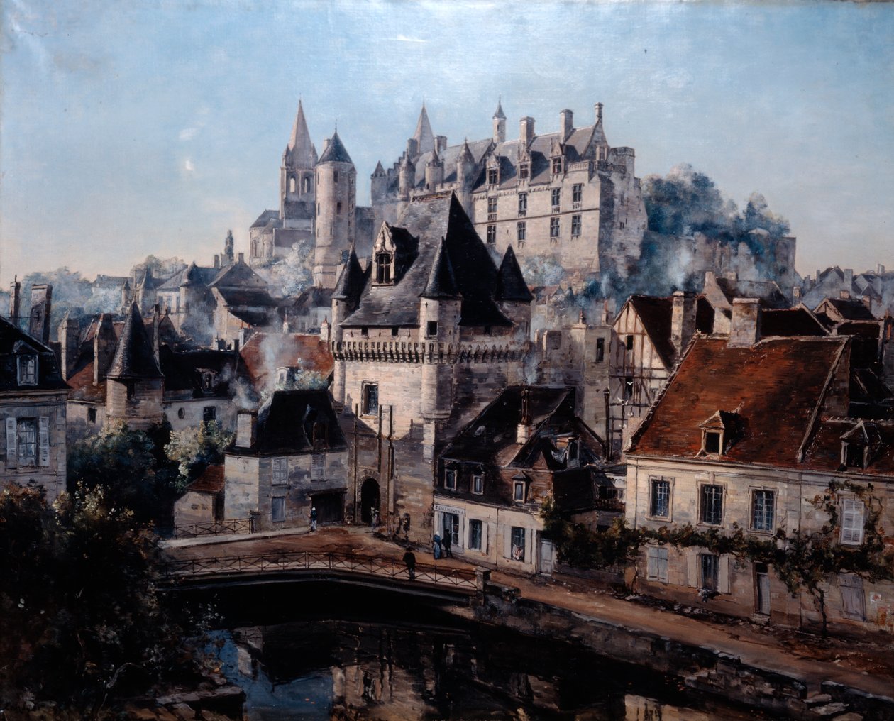 De Haven van Cordelieres en Kasteel Loches door Emmanuel Lansyer