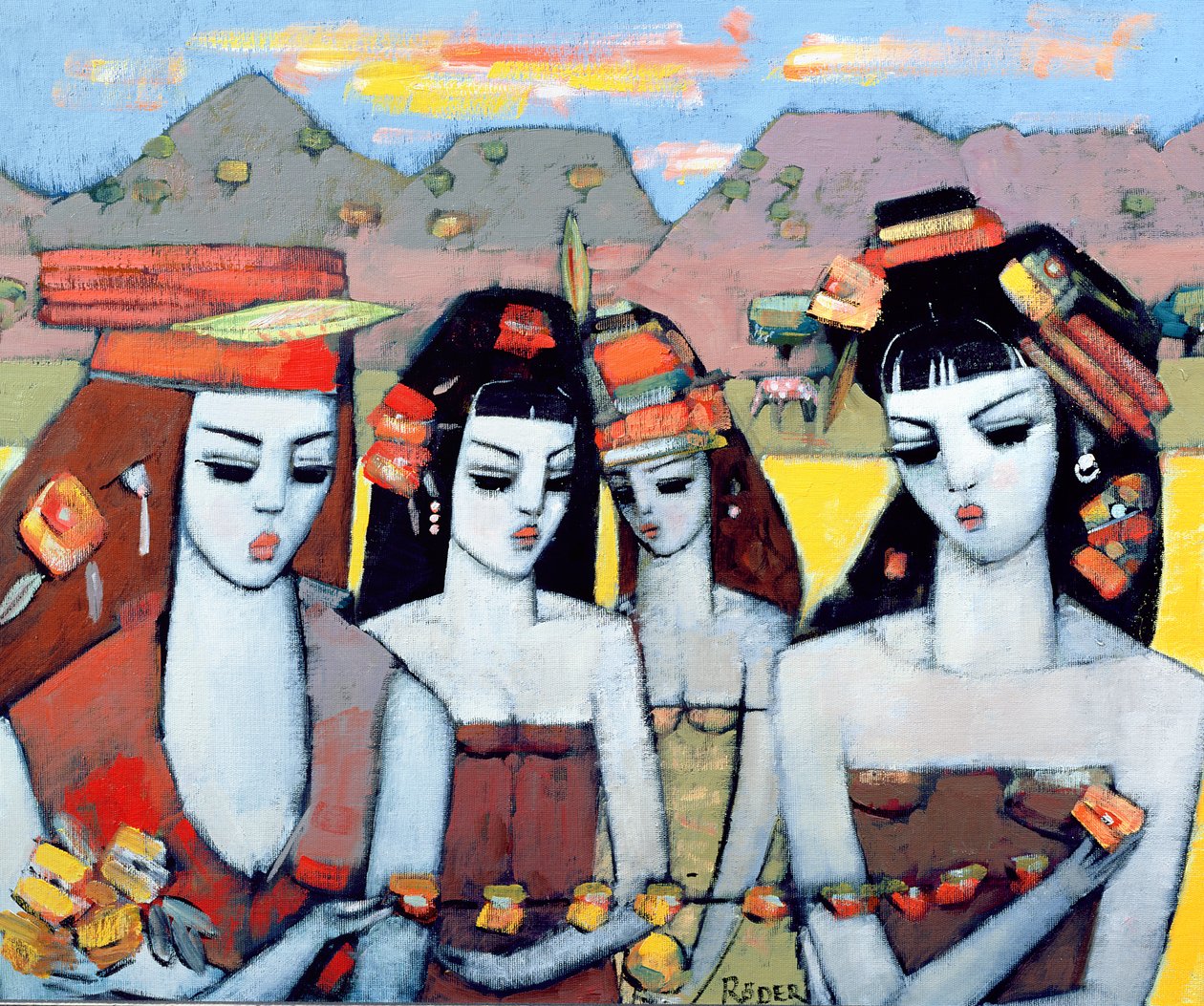 Vier uit Ys, 2004 door Endre Roder