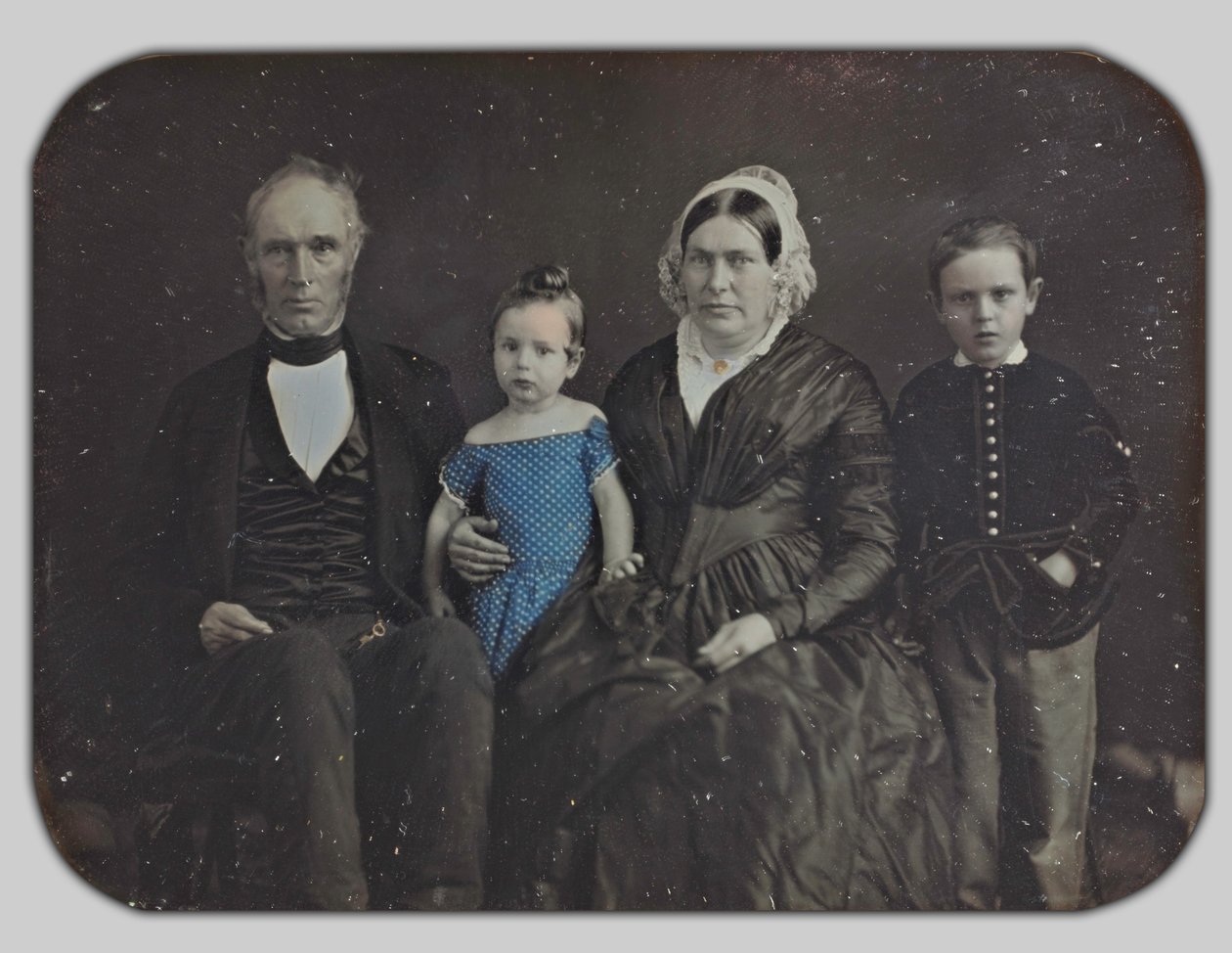 Moeder, vader en familie van mevrouw Stanford door English