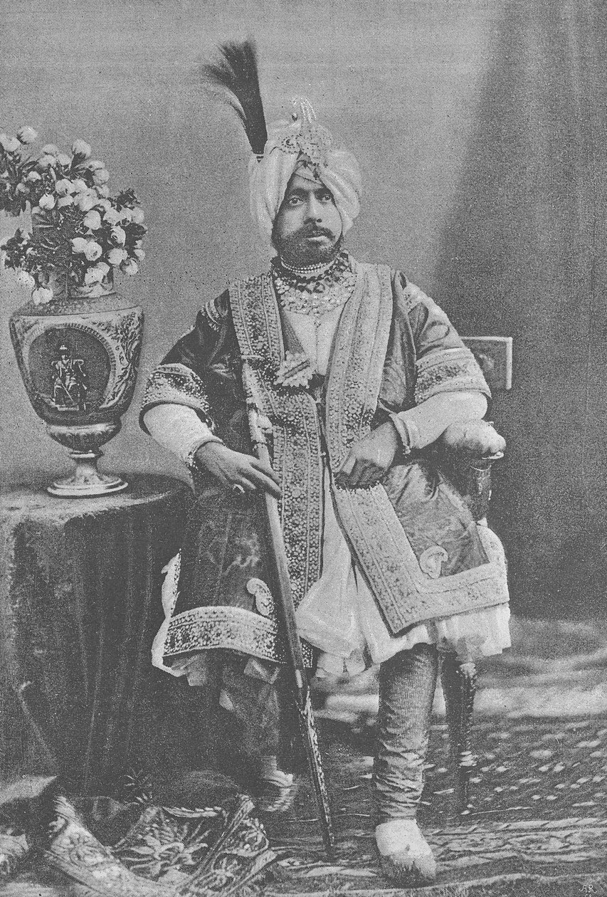 Maharaja Pratap Singhji van Jammu en Kasjmir door English Photographer
