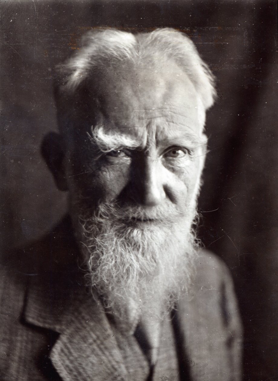 Portret van George Bernard Shaw, februari 1933 door English Photographer