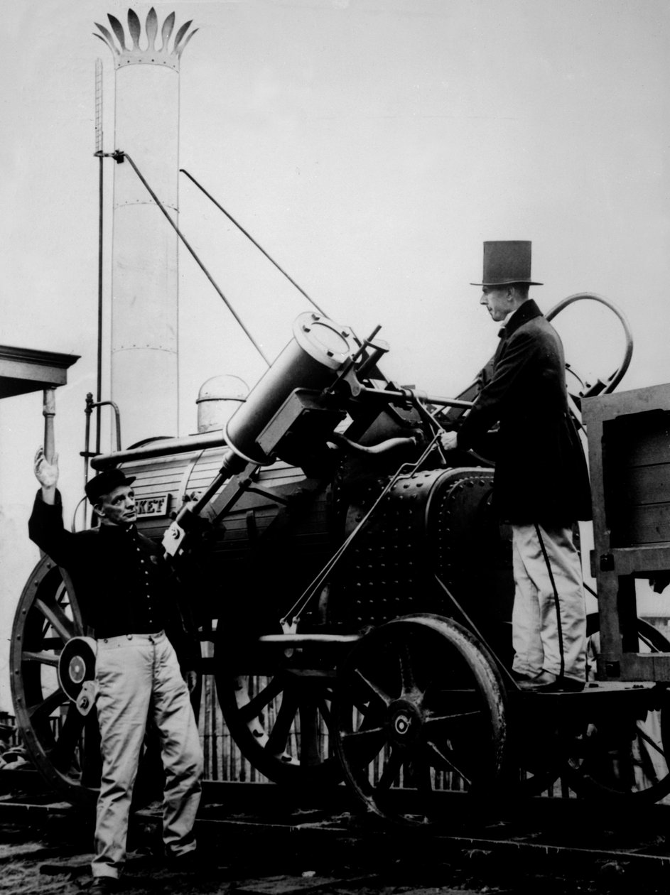 Replica van Stephensons Rocket, 1929 door English Photographer