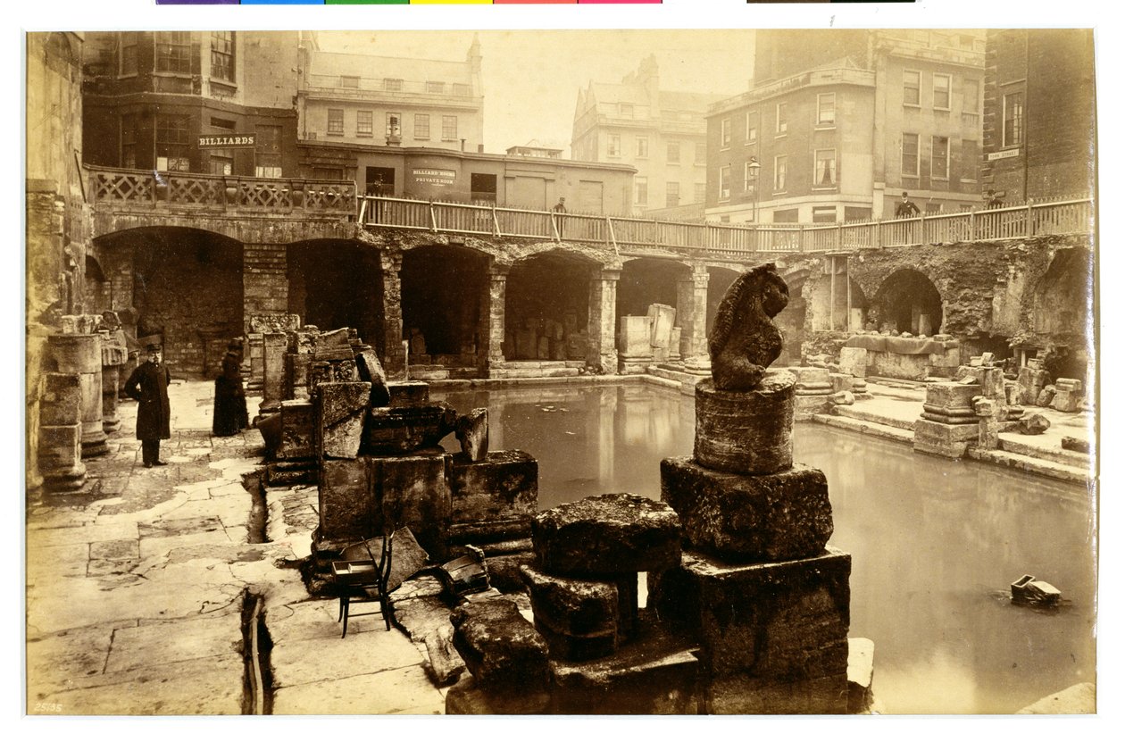 Het Grote Romeinse Bad, Bath door English Photographer