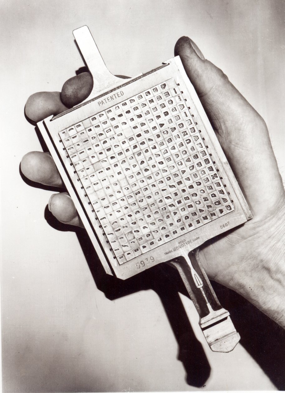 Typeblokken door English Photographer
