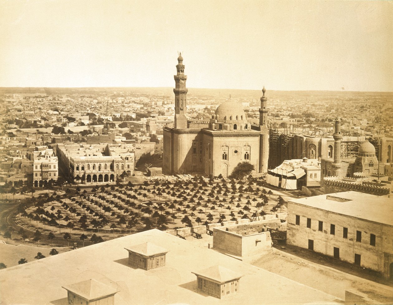 Uitzicht op Caïro, c.1880 door English Photographer