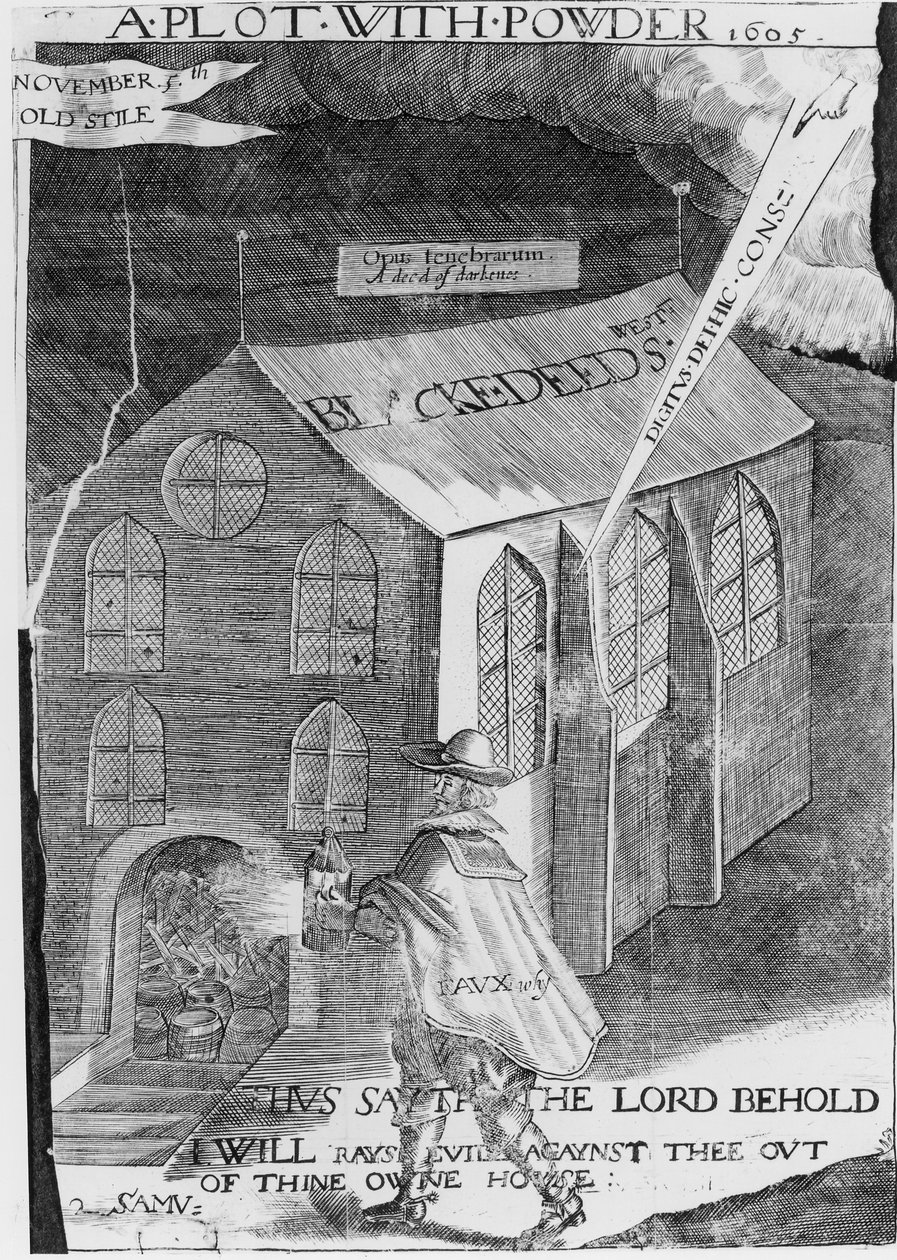 Een complot met buskruit, 1605 door English School