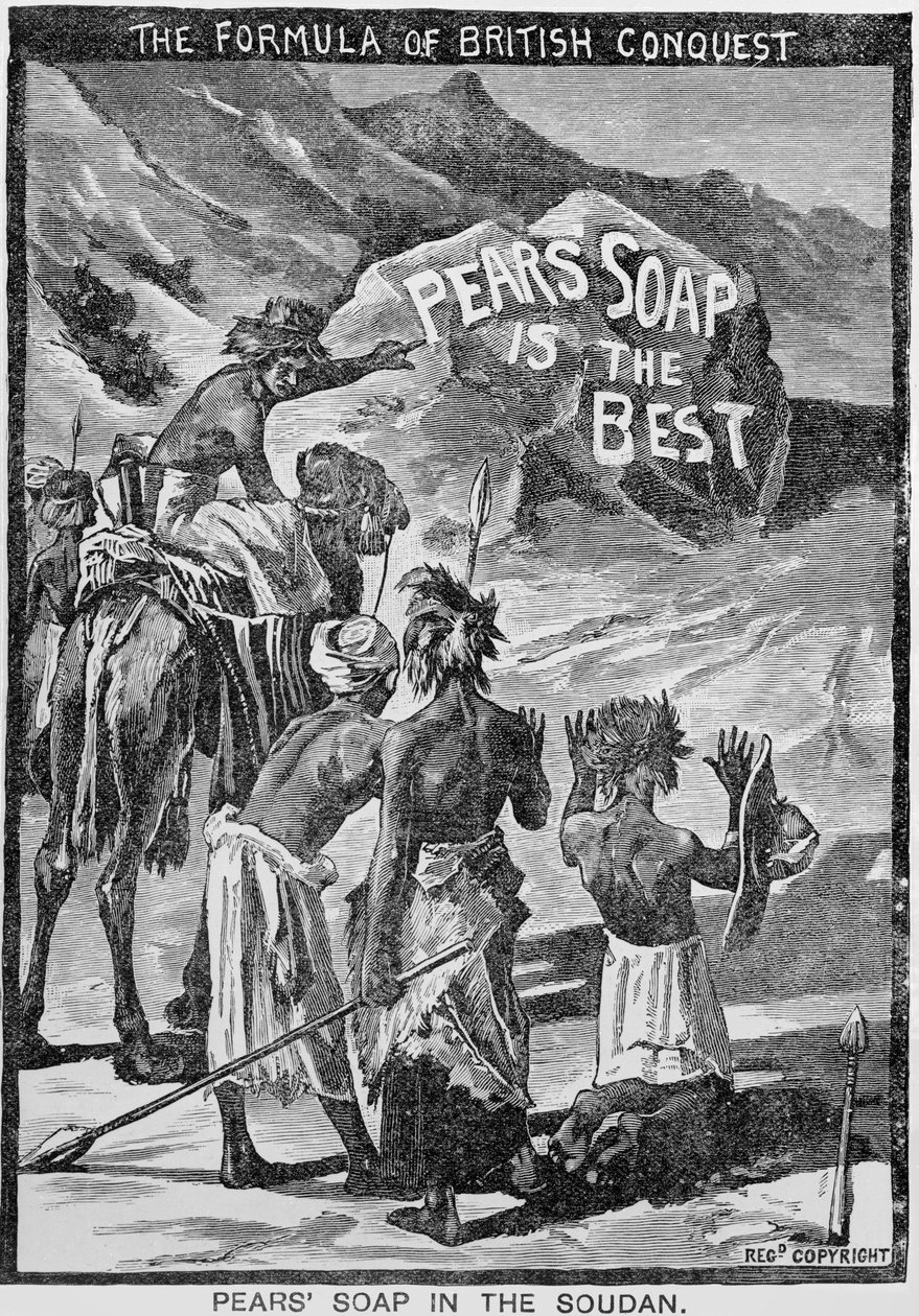 Advertentie voor Pears Soap, 