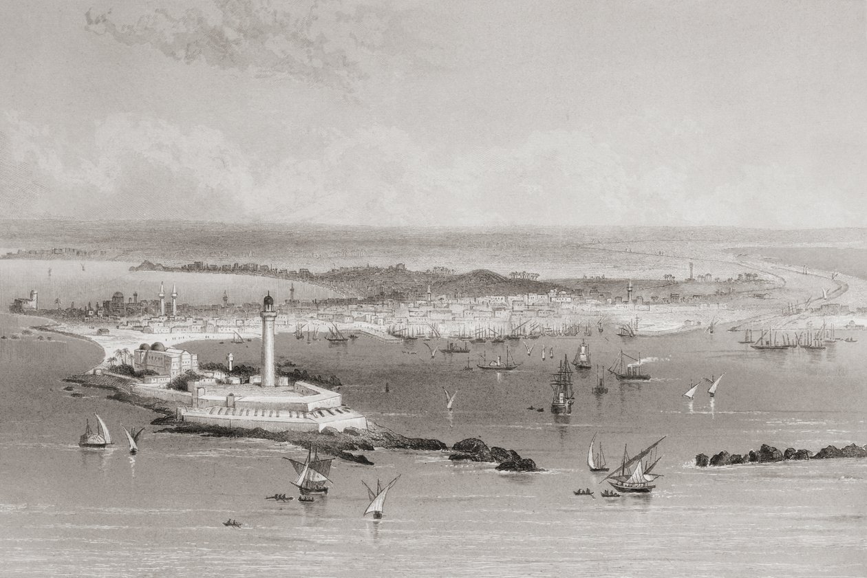 Alexandrië, Egypte, 1883 door English School