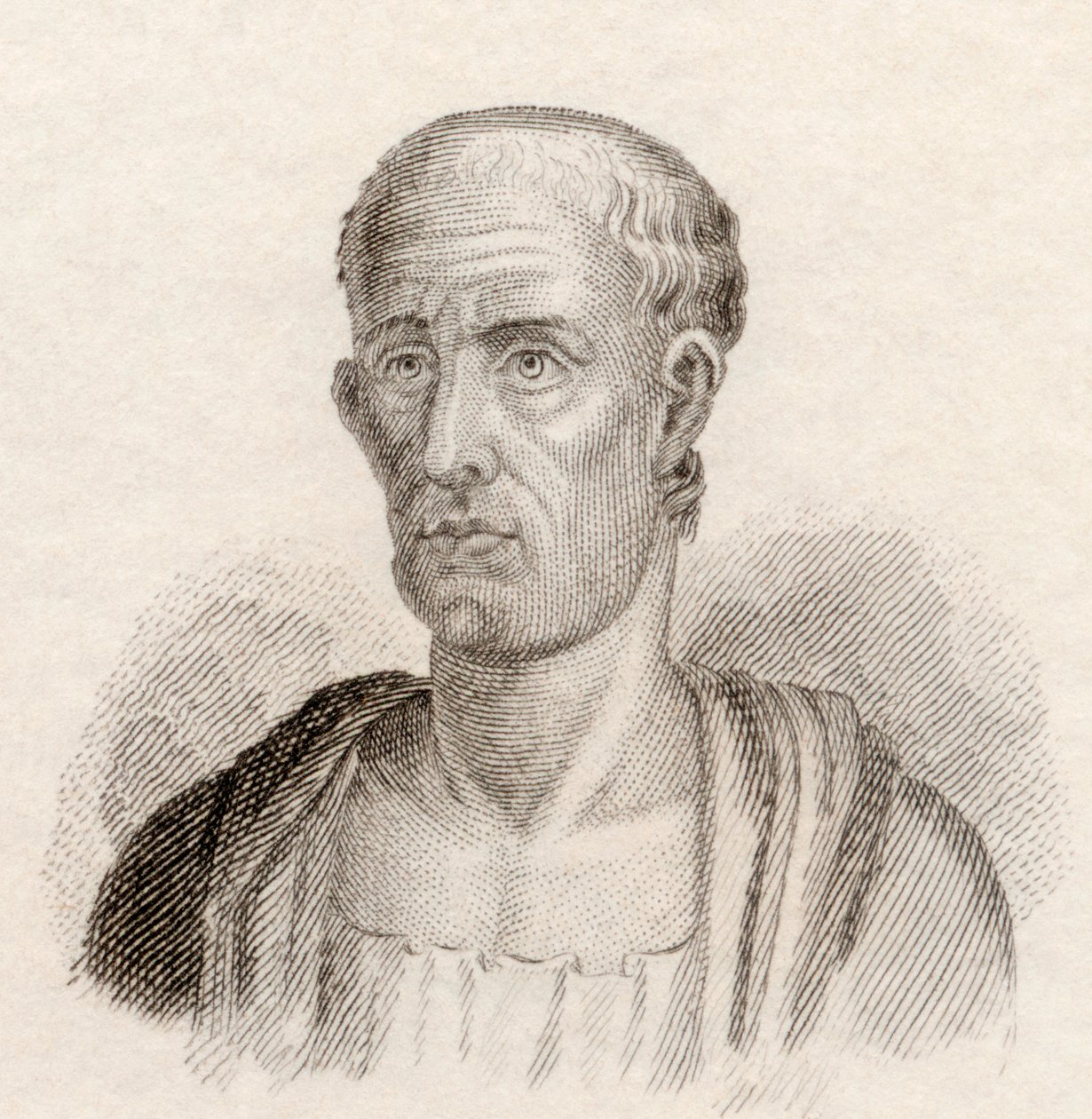 Asclepiades, 1825 door English School
