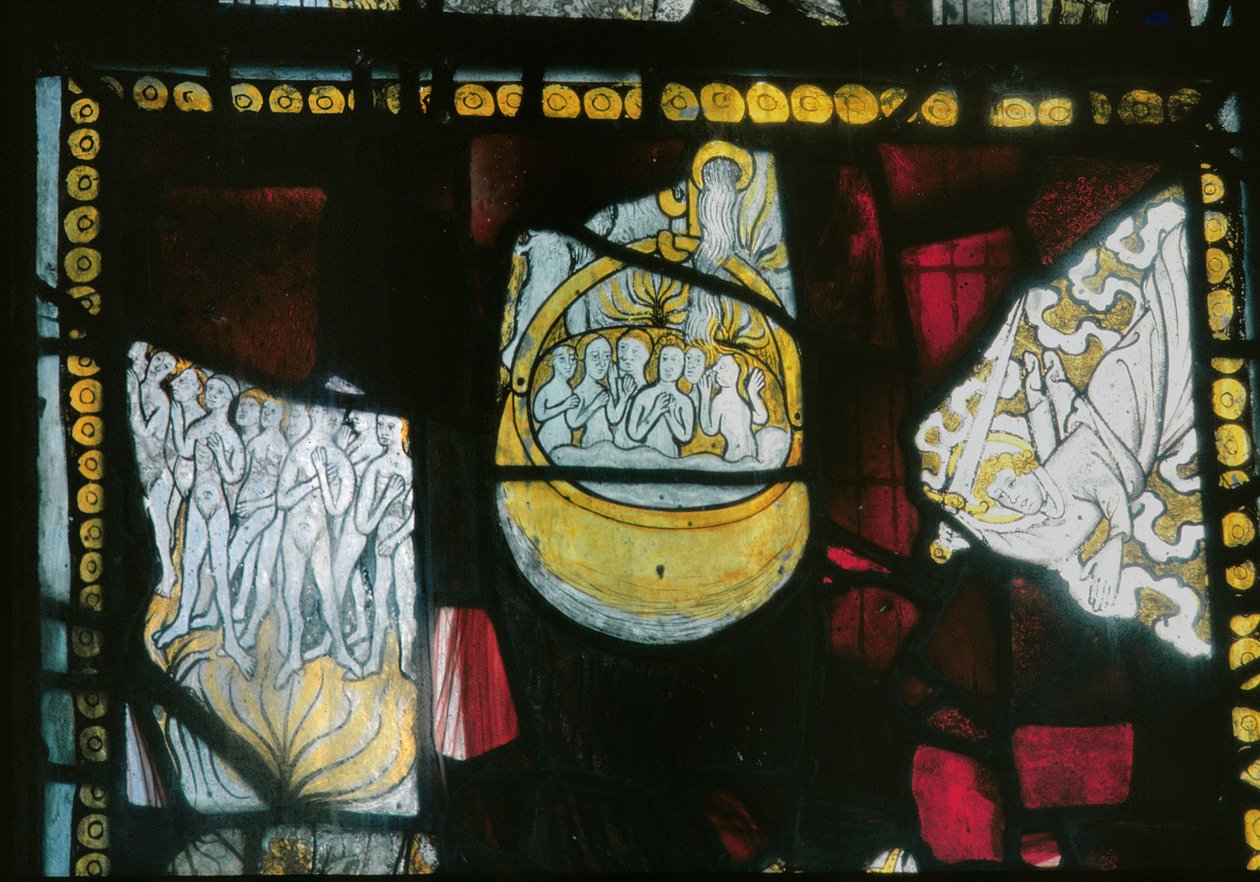 Laatste Oordeel (detail), 15e eeuw door English School