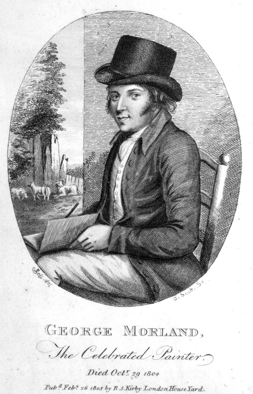 George Morland, gegraveerd door G. Scott, 1805 door English School