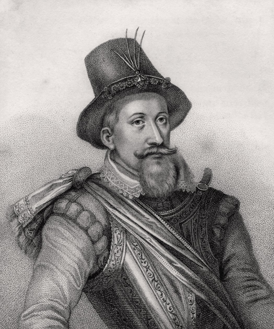James I van Engeland, gegraveerd door Bocquet, uit 