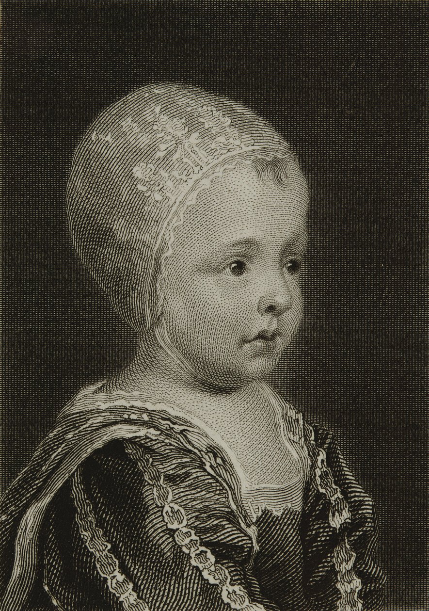 Jacob II als kind door English School