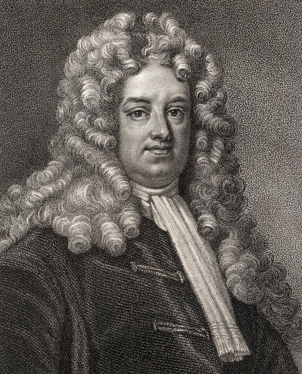 John Somers, gegraveerd door Geremia, illustratie uit 