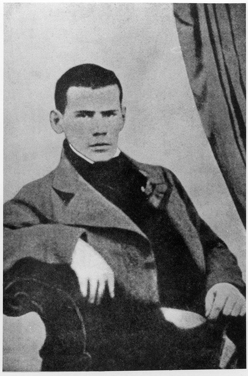 Lev Nikolaevich Tolstoy (1828-1910) als student door English School