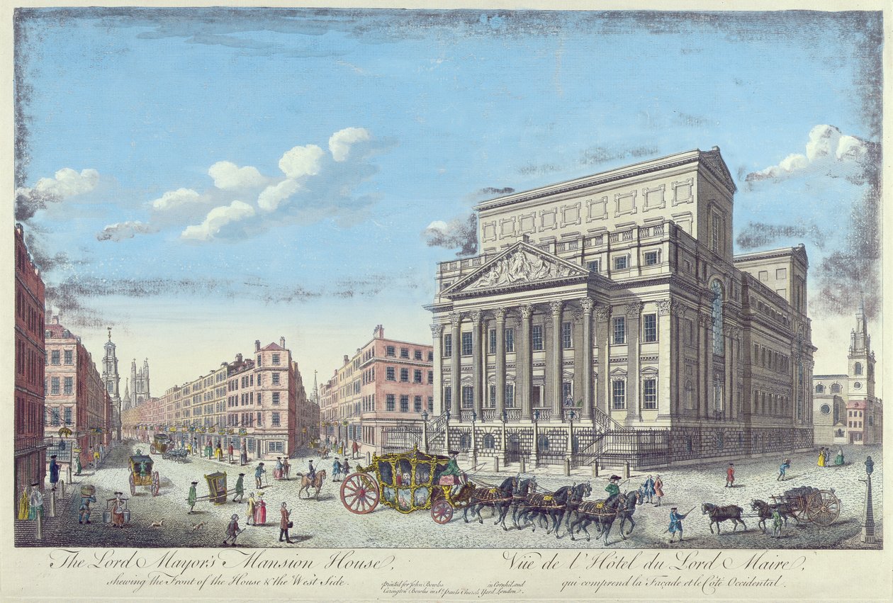 Lord Mayors Mansion House, c.1753 door English School
