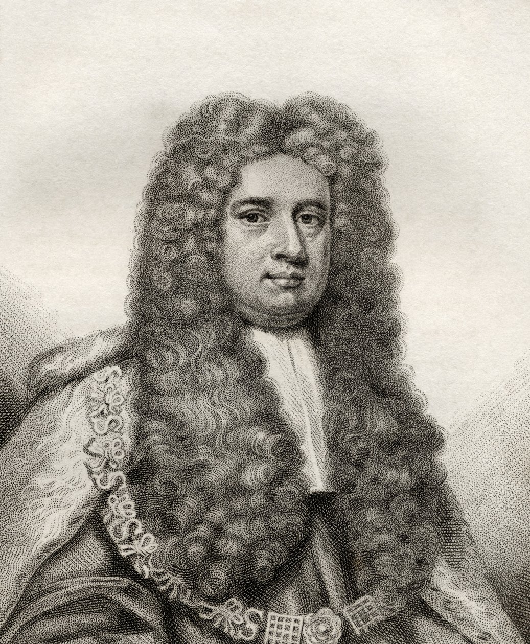 Lord Robert Raymond, gegraveerd door Rivers, illustratie uit 