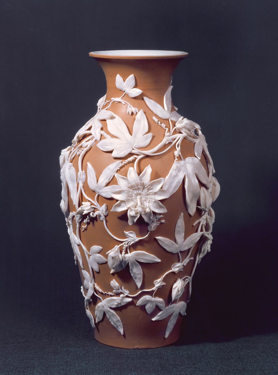 Minton Parian Ware vaas, 1894 door English School