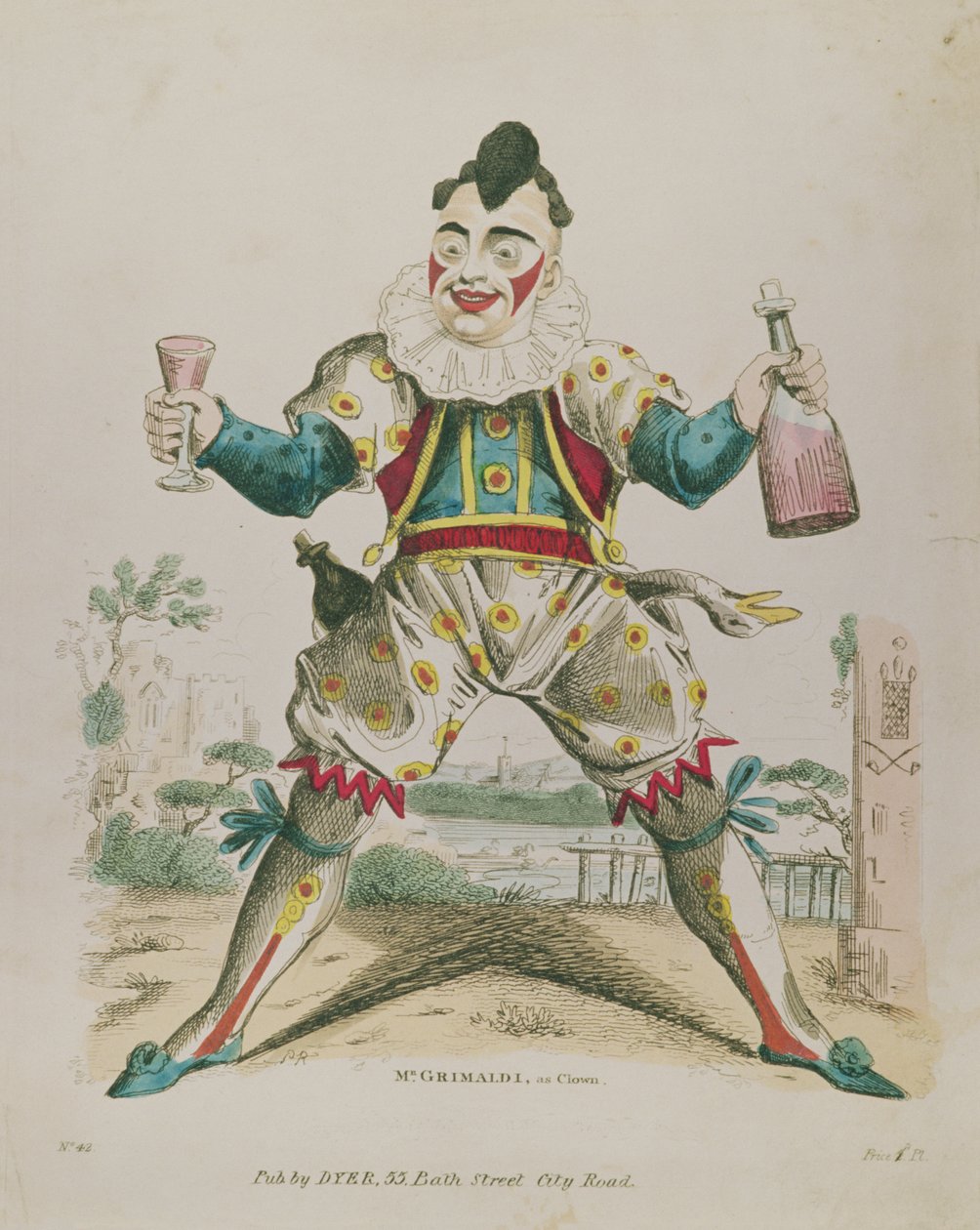 Mr. Grimaldi als Clown door English School