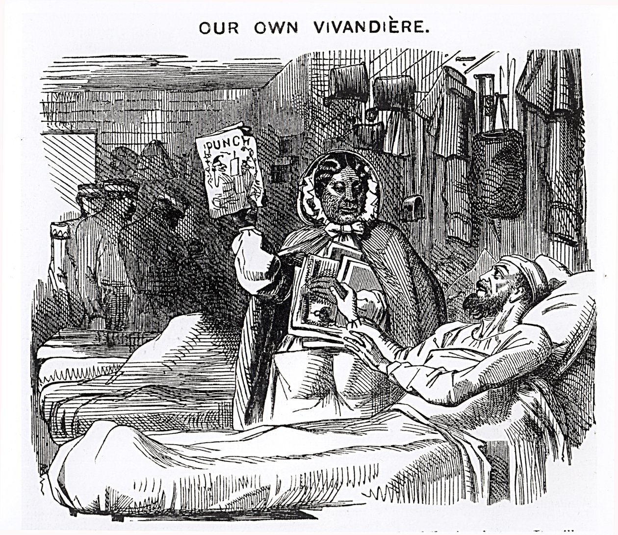 Onze eigen Vivandiere, Mrs Seacole zoals afgebeeld in 