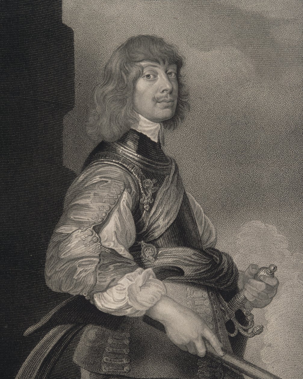 Portret van Algernon Percy (1602-68) 10e Graaf van Northumberland, uit 