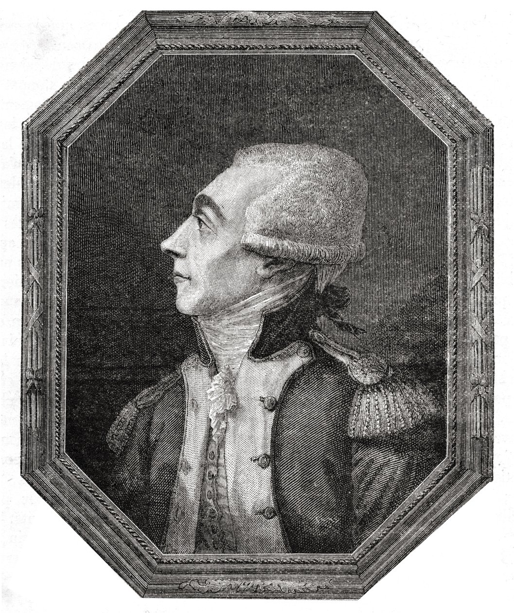 Portret van Marie-Joseph-Paul-Yves-Roch-Gilbert du Motier de La Fayette (1757-1834) door English School