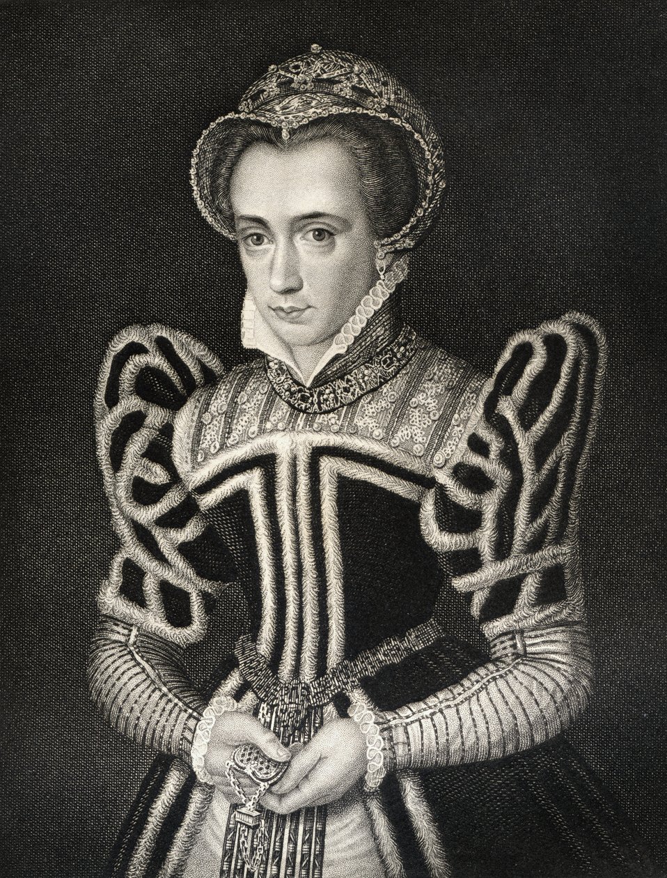 Portret van koningin Mary I uit 