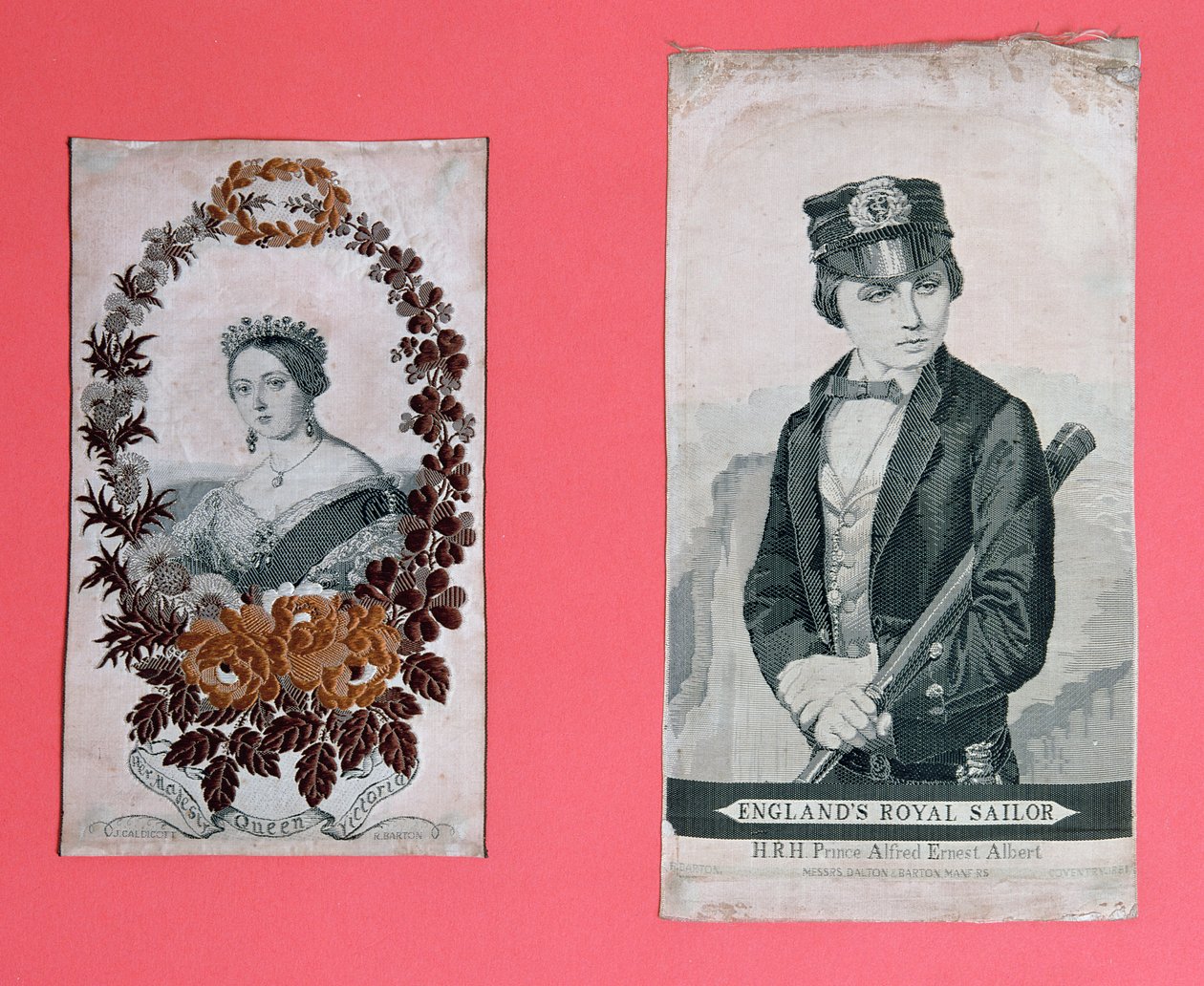 Koningin Victoria en Prins Albert bladwijzers door English School