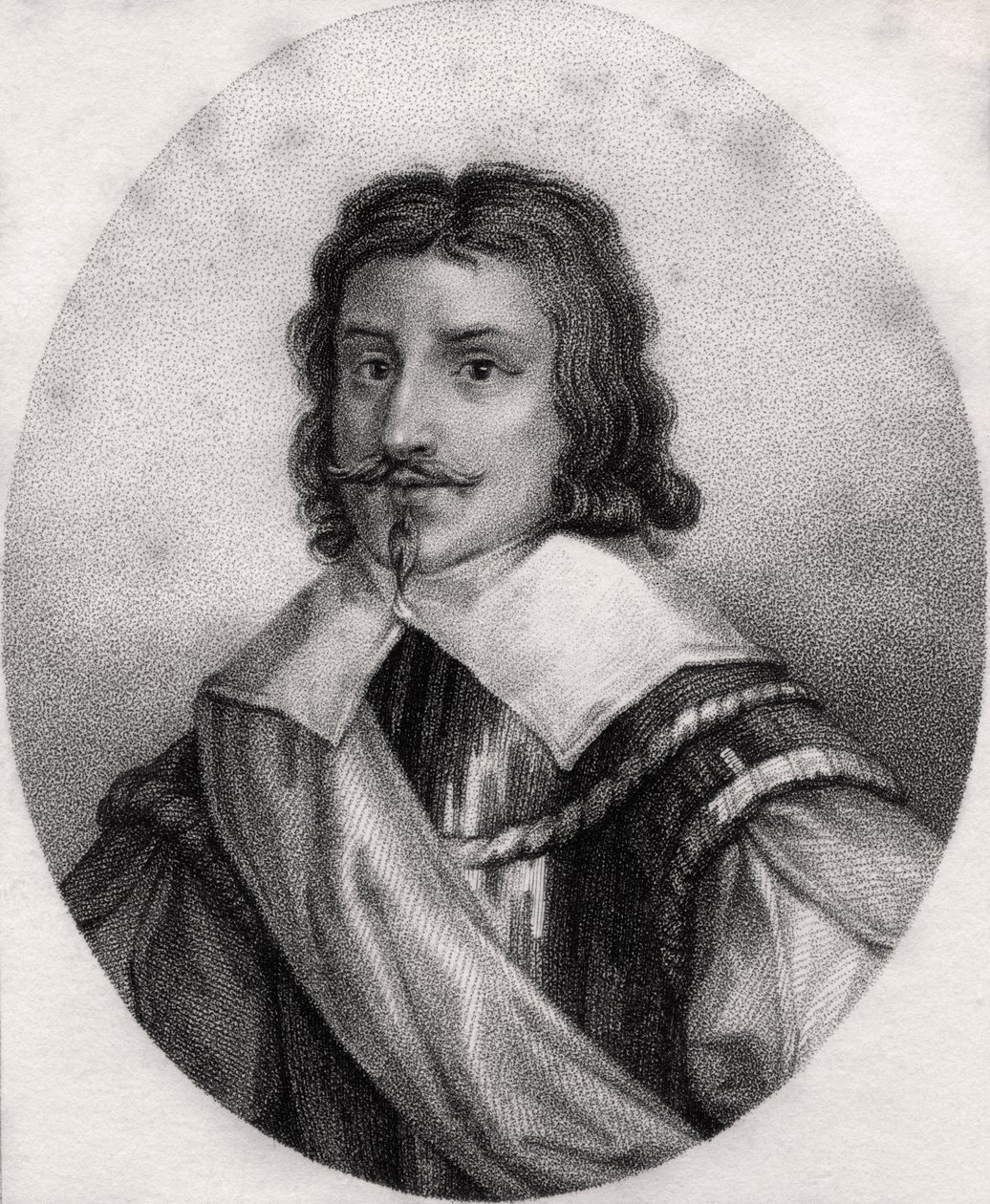Robert Greville, gegraveerd door Geremia, illustratie uit 