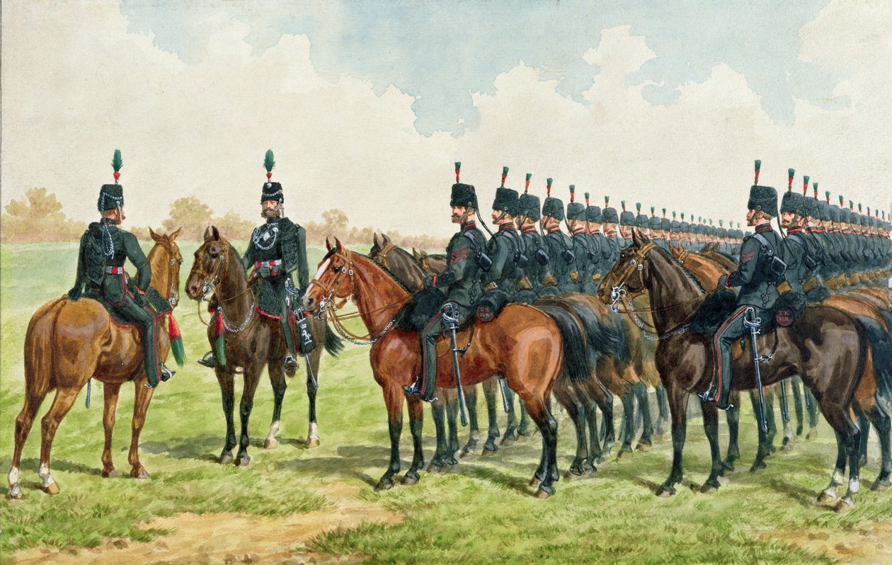 Royal East Kent Yeomanry, 1865 door English School